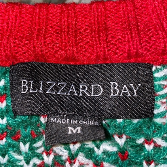 BLIZZARD BAY 3D ugly Christmas sweater Santa bodybuilder long sleeve size M - Picture 4 of 9